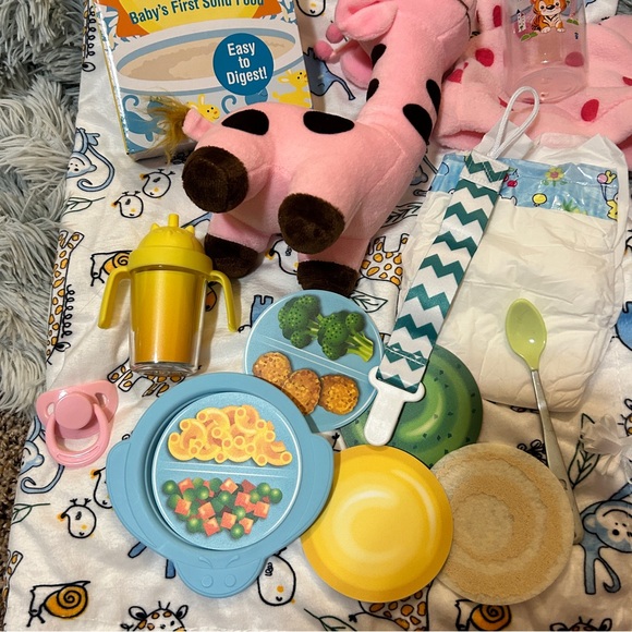 Reborn Baby Girl Doll Cloth Body 3/4 Silicone Vinyl Limbs & Accessories (NEW) - Picture 12 of 15